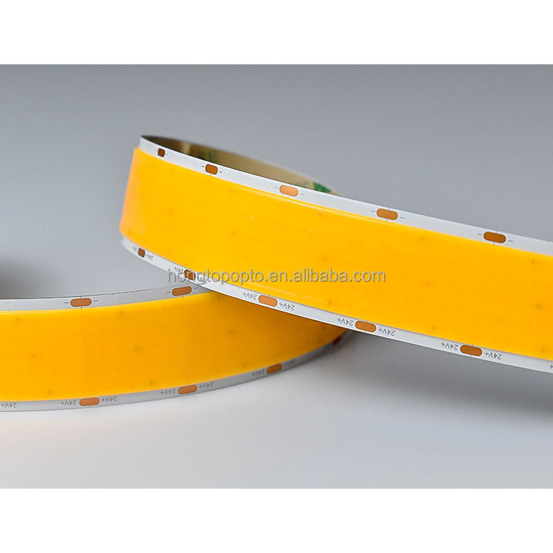 3- ضوء الشريط LED الأبيض الدافئ الأبيض COB LED للضوء الزخرفي 90Ra
