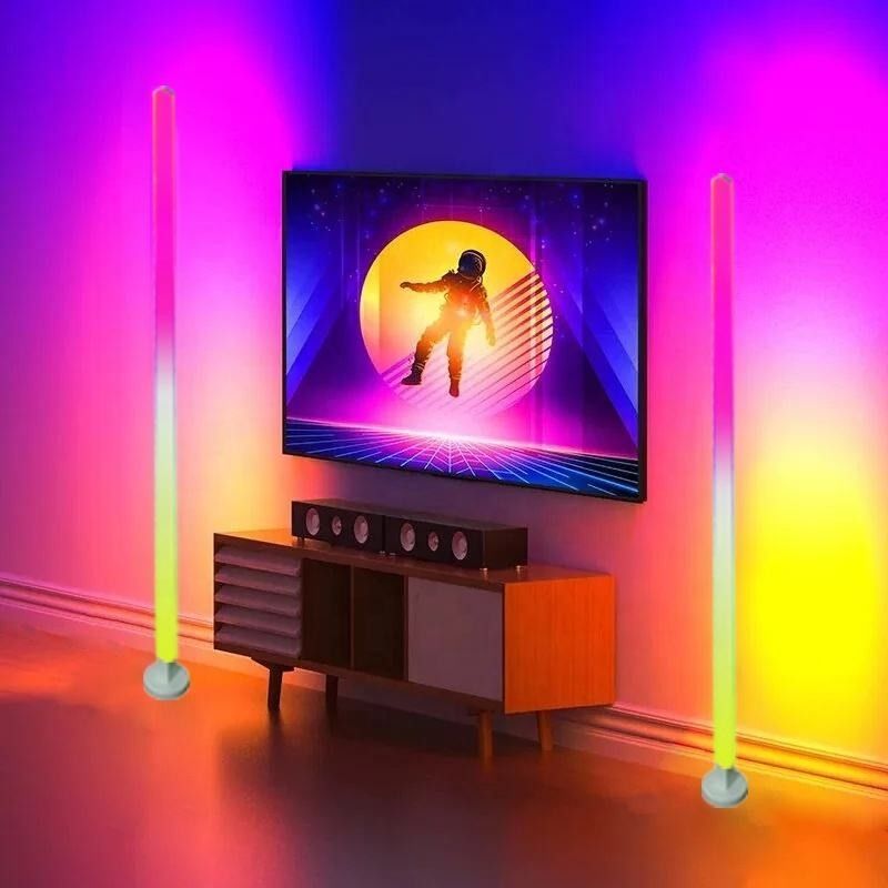 IP44 تصنيف DC5V الموسيقى السحرية LED أرضية مضوء محيطي شريط مع APP والتحكم عن بعد