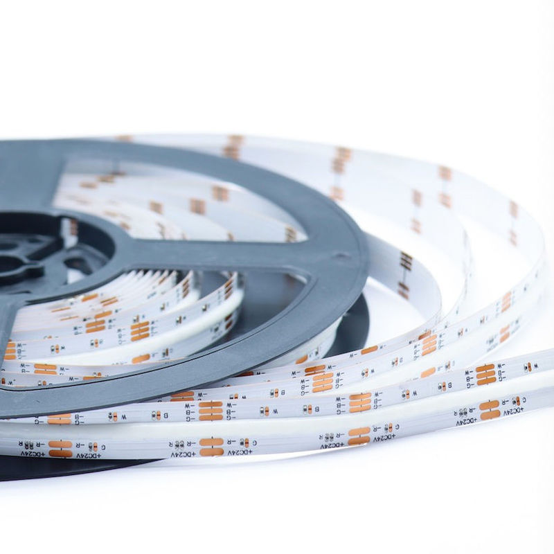 100lm/w مصباح كفاءة ضوئية RGBW 784leds Smart COB Led Strip لزيادة الجودة