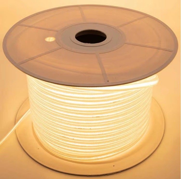 ضوء الشريط LED المضاد للماء في الهواء الطلق عالي الجهد COB مع تصنيف IP65 و CRI Ra من 80