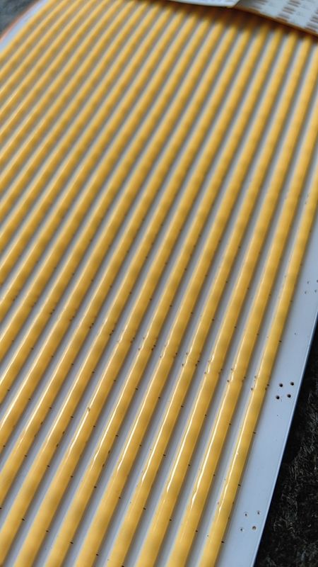 ضوء ضئيل جداً 3 ملم عرض النحاس PCB Cob Strips للزخرفة المكتبية الداخلية الخارجية