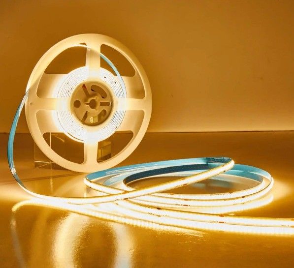 توفير الطاقة IP20 COB LED الشريط الضوء 8mm PCB 300شريحة لكل متر مع 800lm تدفق مضيء