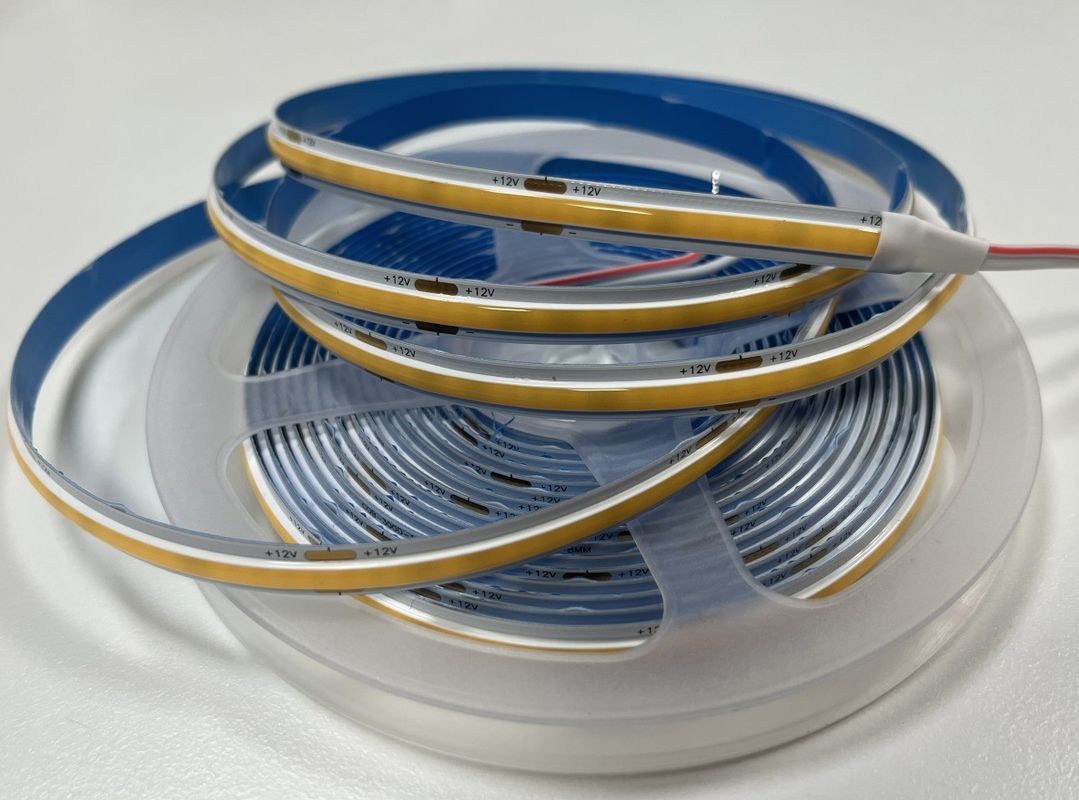 توفير الطاقة IP20 COB LED الشريط الضوء 8mm PCB 300شريحة لكل متر مع 800lm تدفق مضيء